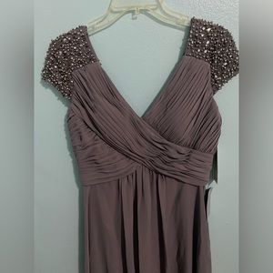 Eliza J Long Beaded Dress
